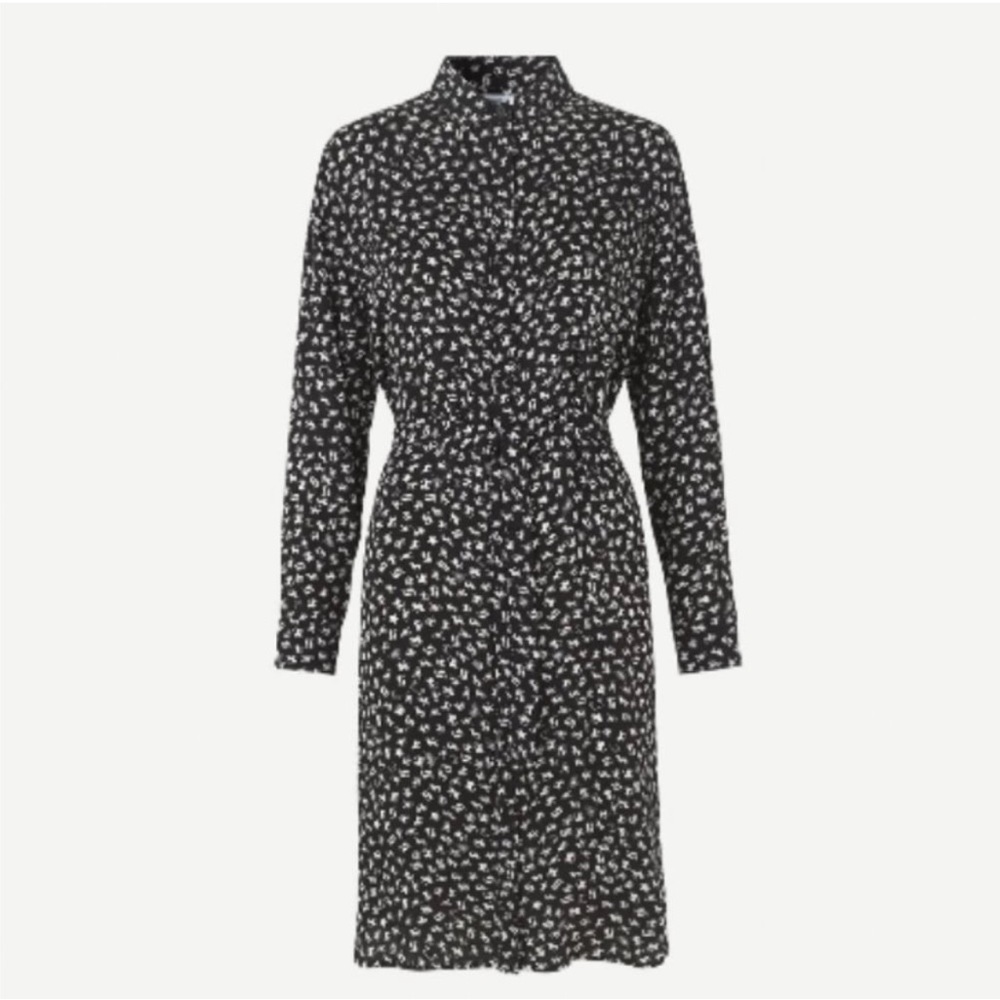 Samsoe Samsoe Dress Stella Shirt Dress Dark Sky Zodiac Horoscope Print XS